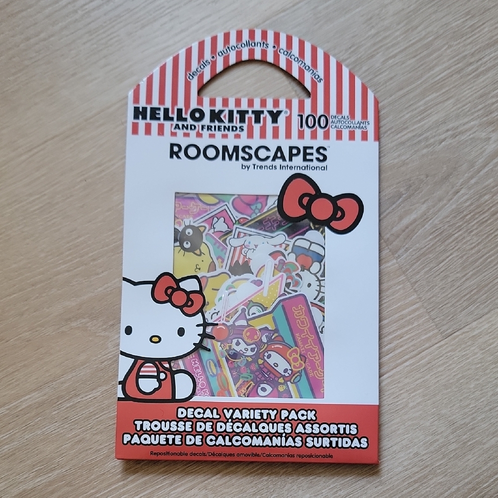 Hello Kitty Roomscapes Decal Variety Pack - Pink and White
